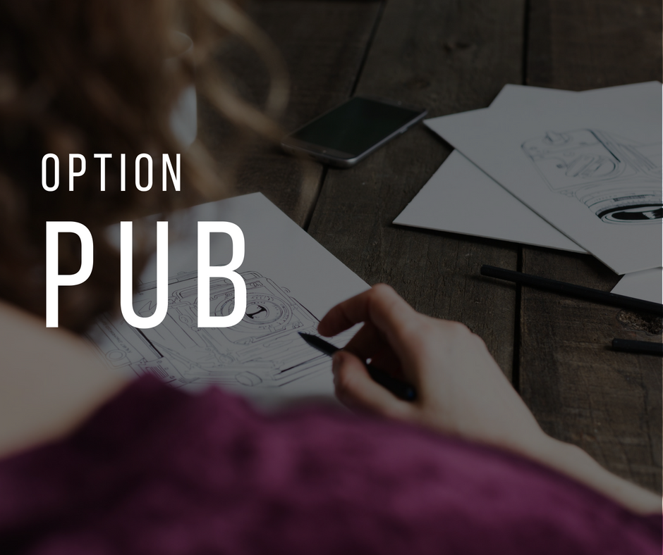 En pub on a pas le temps.